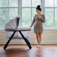 Load image into Gallery viewer, FoldAway Rocking Wood Bassinet - SnuggleBug Baby Gear