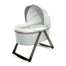 Load image into Gallery viewer, FoldAway Rocking Wood Bassinet - SnuggleBug Baby Gear