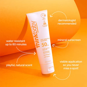 Thinkbaby Safe Sunscreen SPF 50+ | 89ml (3oz) - SnuggleBug Baby Gear