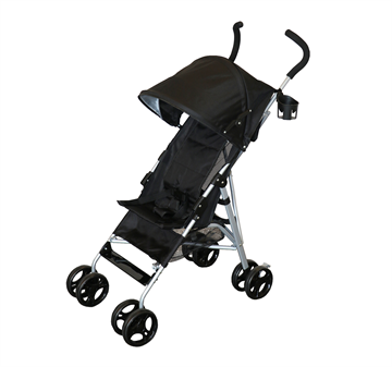 3D Fold Stroller Black